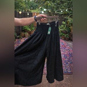 Elegant Black Wide Leg Pants